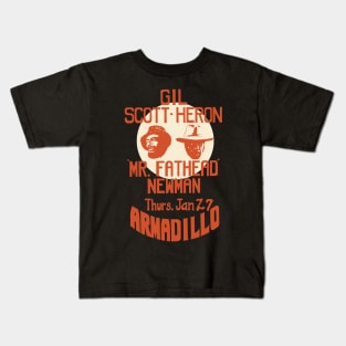 Gil Scott-Heron and Mr. Fathead Newmann at Armadillo - Funk Kids T-Shirt